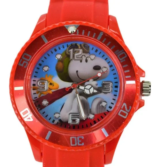 New Snoopy Gift Set Wrist Watch & Drawstring Large Backpack For Children Boys . - Picture 7 of 11